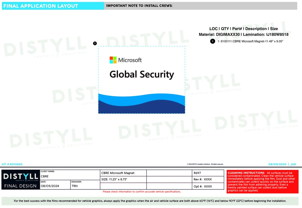 CBRE, Microsoft, Global Security Magnet