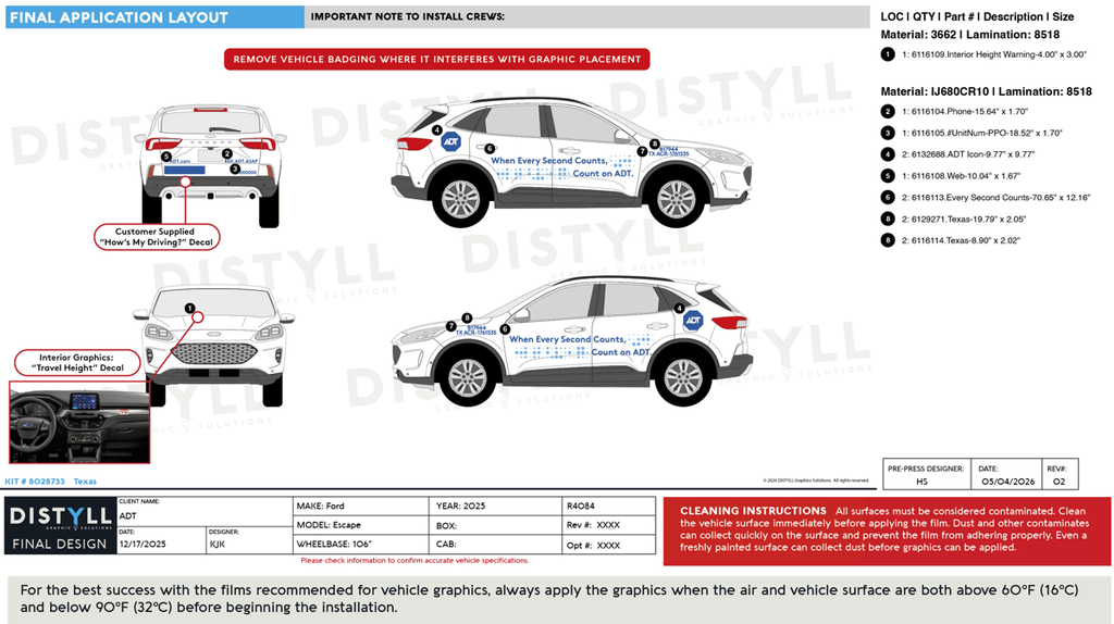 ADT, Ford, Escape, 106WB, 2026