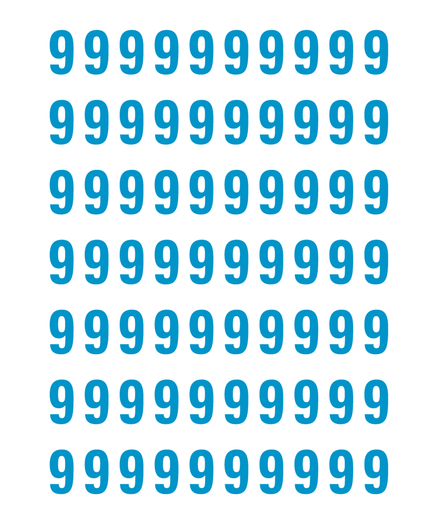 Number 9 70 Per Sheet-8_50 x 11_00