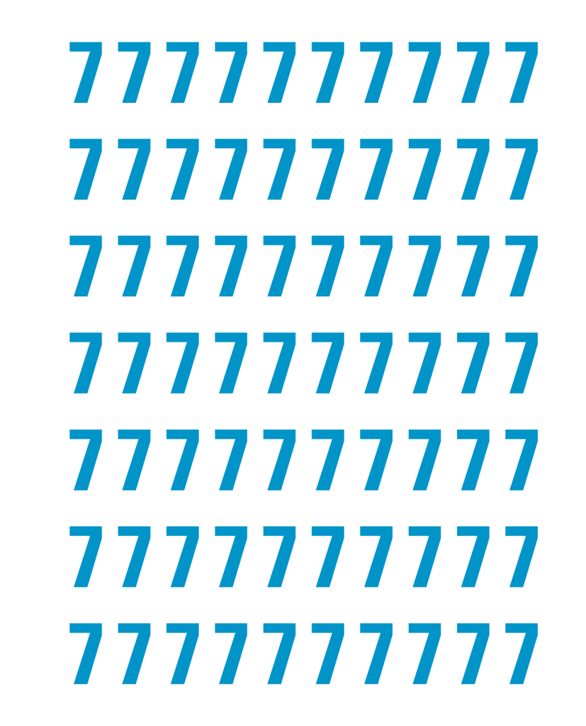 Number 7 70 Per Sheet-8_50 x 11_00