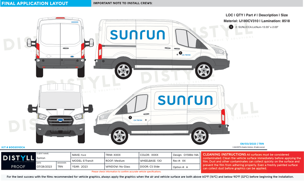 Sunrun, California License Kit